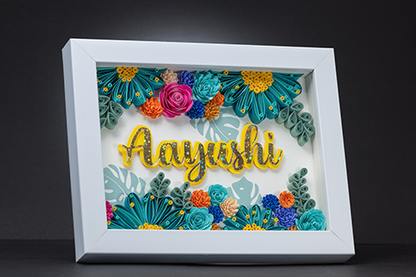 Personalised Quilled Frame