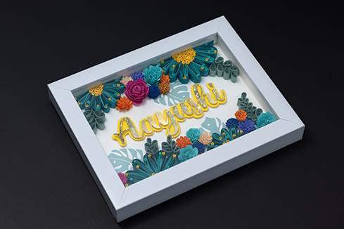 Personalised Quilled Frame