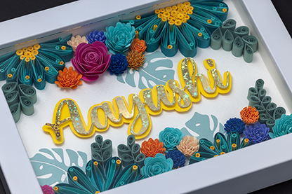 Personalised Quilled Frame