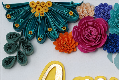 Personalised Quilled Frame