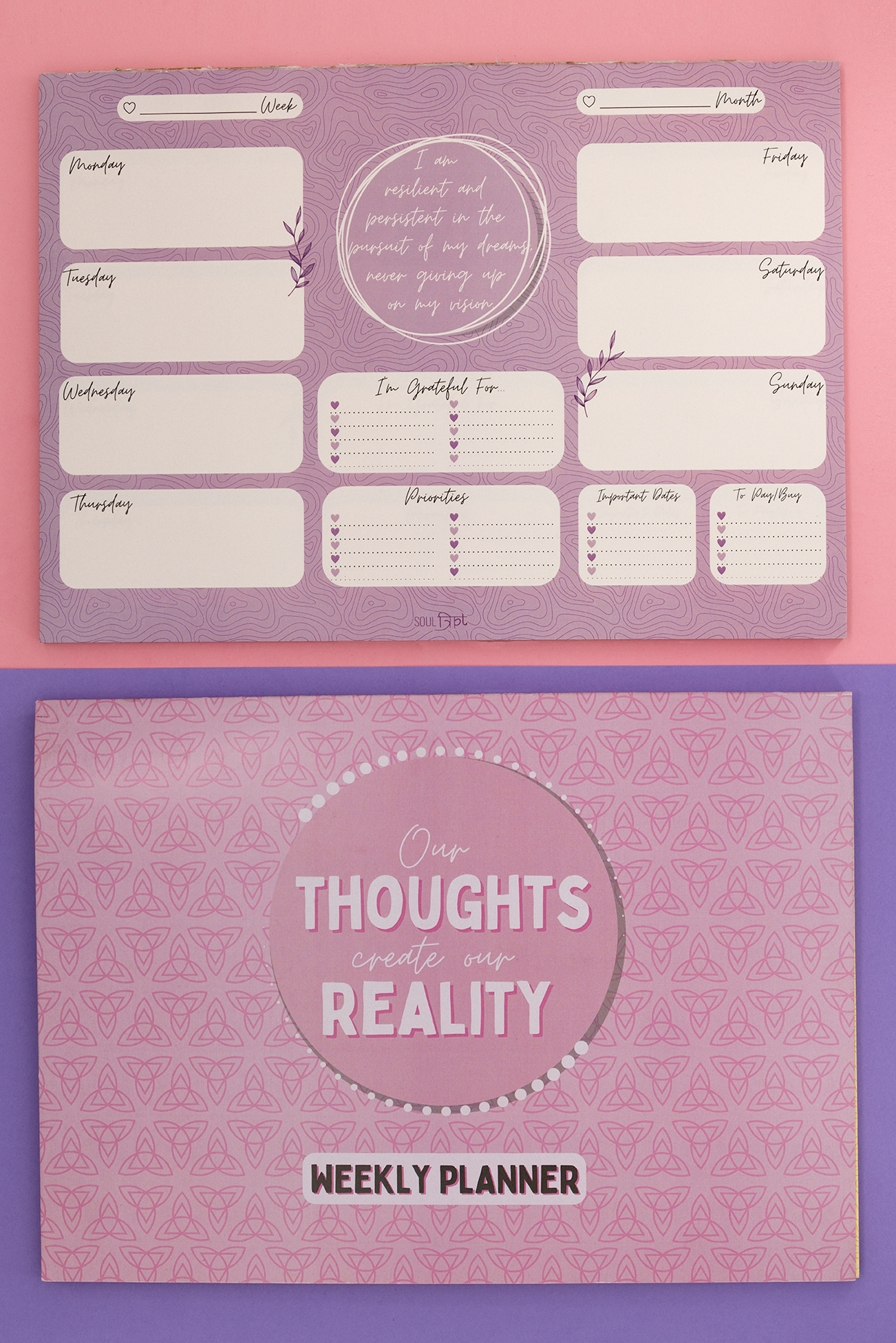 Affirmation Weekly Planner