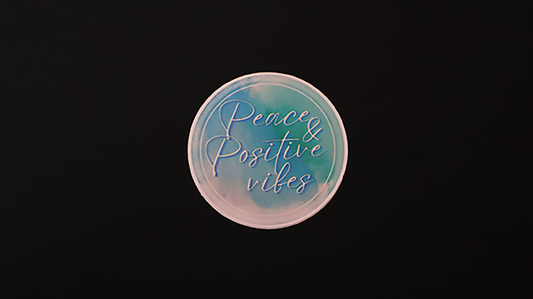 Peace and Positive Vibes Sticker